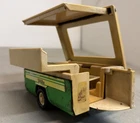 Tonka Pop Up Camper Trailer to Van Green Yellow Pressed Steel 1970’s For Parts