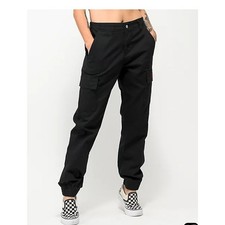 Dickies Scrub Pants Womens 2XL Black EDS Signature Medical Cargo DK125