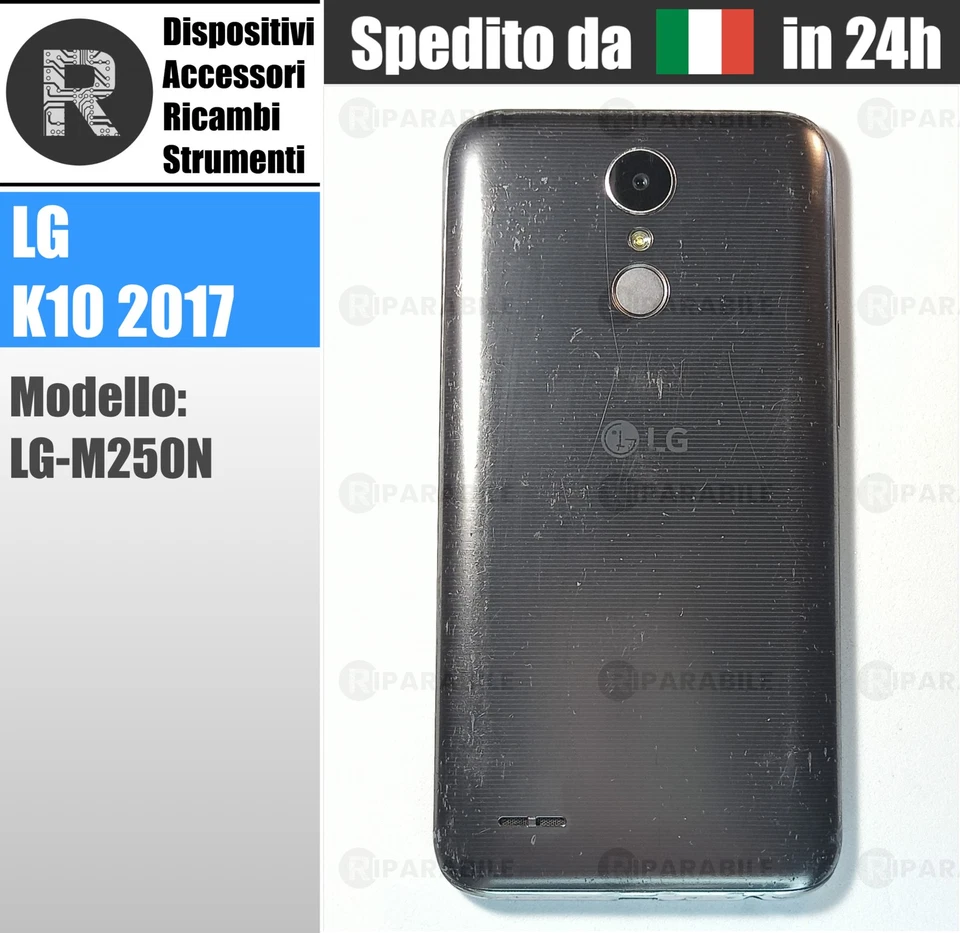 LG K10 2017 ORO LG-M250N Usato Grado BC Testato e Garantito #666 - Immagine 2 di 4