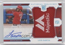 2021 Panini National Treasures Brand Logo 1/1 Luis Garcia V #177 Auto 4f5