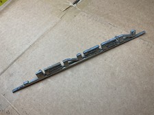 Jensen Interceptor Rear Quarter Chrome ?JENSEN? Badge 228mm approx - Original