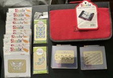 Sizzix Simple Impressions Embossing Folders Case 38 Embossing Folders Used