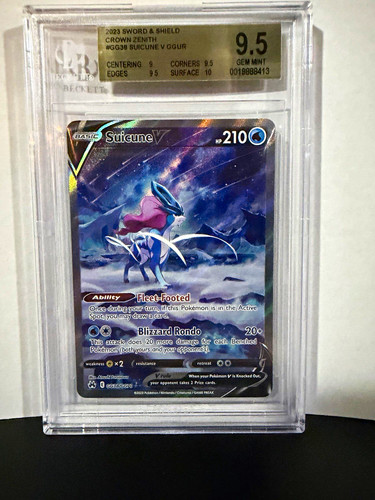 Suicune V graded BGS 9.5 for sale on eBay