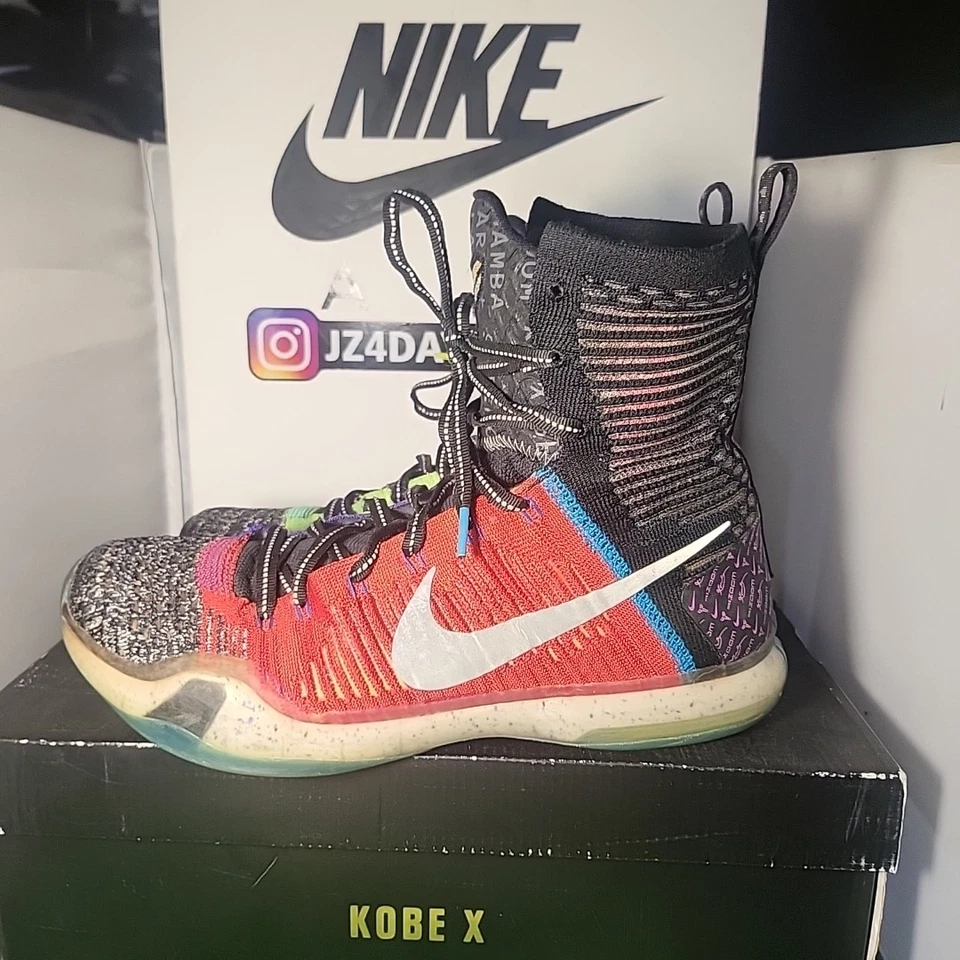 Nike Kobe 10 Elite High What The Kobe Size 11.5 - Image 4 of 4