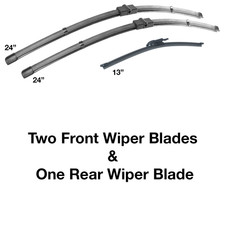 Mercedes-Benz CLS Estate 2012 - 2014 Front and Rear Windscreen Wiper Blades
