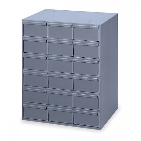 Durham Mfg 006-95 Prime Cold Rolled Steel, Drawer Bin Cabinet, 12 1/4 In D X 21