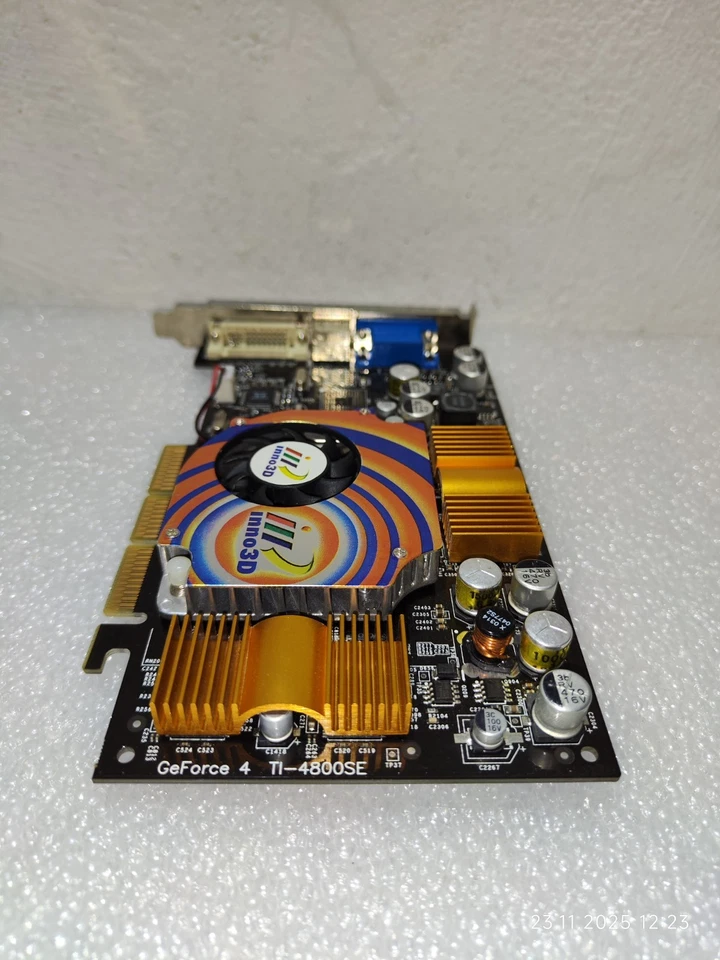 Inno3D GeForce4 Ti4800 SE 128mb AGP super rare getestet Sammlerauflösung - Image 3 of 4