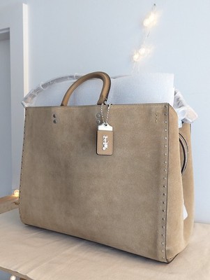 Rivets Coach Rogue Outlet Coach Rogue Bag 39 With Rivets In Peanut