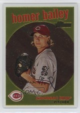 2008 Topps Heritage Chrome /1959 Homer Bailey #C73 n1u