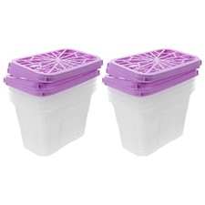 Violet Reusable Moisture Absorber Container Plastic Box for Storage Use