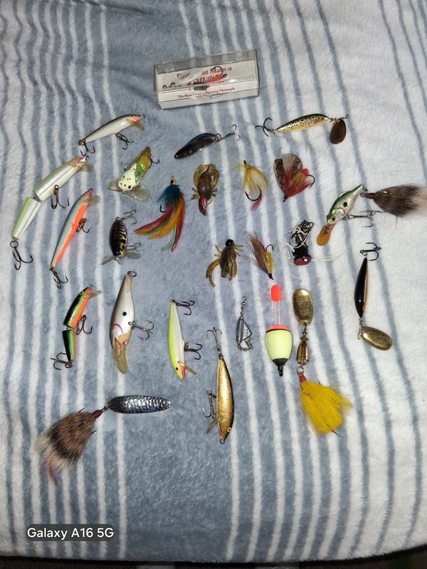 used fishing tackle lot buy it now