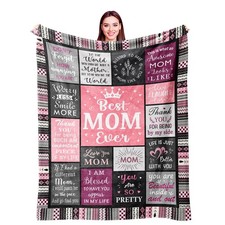 Gifts for Mom Blanket 60x50, Mothers Day Christmas Birthday Gifts for Mom fro...