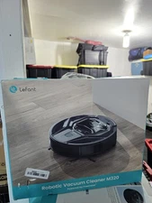 Lefant M320 Robot Vacuum Cleaner Self-Charging Robot Vacuum Mop Combo - Black