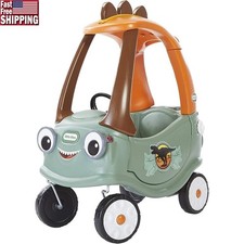Dinosaur Ride On Toy Kids Car W/ Removable Floorboard Steering Wheel  Storage