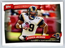 2010 Topps #PP12 Steven Jackson Peak Performance