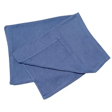 Premium Blue Huck Towels 15 x 27 " - Absorbent Wiping & Reusable Cleaning Cloths