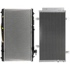 Aluminum Radiator & AC Condenser Cooling Kit For Toyota Venza Avalon Camry V6 l4