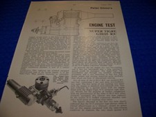 SUPER TIGRE G20/15 "ENGINE TEST" R/C ENGINE..DETAILS/PROFILE/SPECS 55RR 
