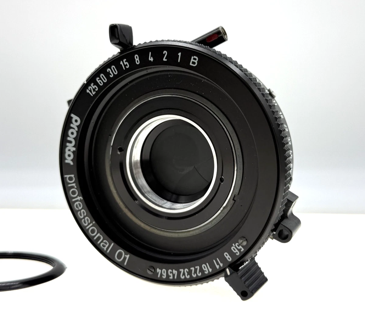 Ancien Obturateur en Bois pour Appareil Photographique