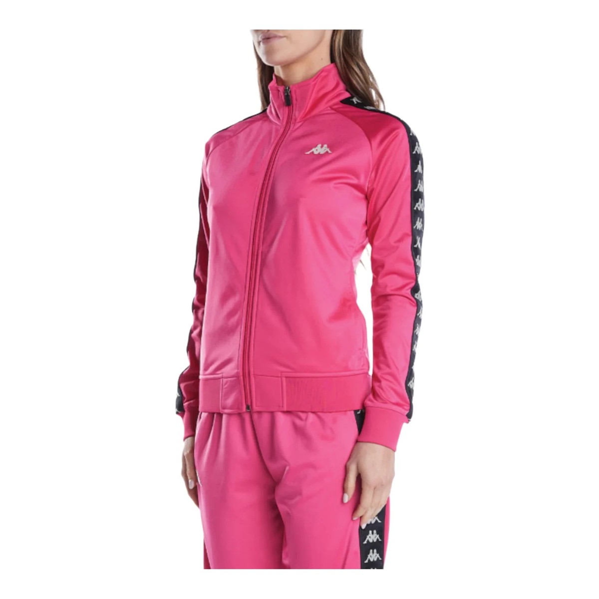 Kappa Women's 222 Banda Wanniston Track Jacket Pink Brand New | eBay