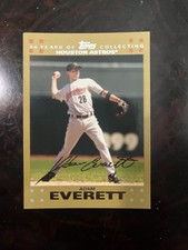 Topps 2007 Gold Parallel Adam Everett #152 Houston Astros Serial Numbered Card