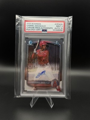 Topps Bowman Chrome Gabriel Davalillo RC Auto PSA 9/10 #CPA-GD /99 | eBay