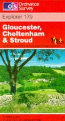 Gloucester, Cheltenham and Stroud (Explorer Maps), Ordnance Survey, Used; Good B