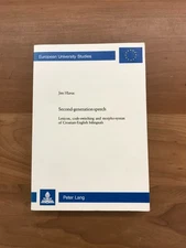 2003 Second-Generation Speech by Jim Hlavac Signed Paperback Book