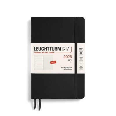LEUCHTTURM1917 - Weekly Planner & Notebook 2025, Softcover, Paperback (B6+), ...