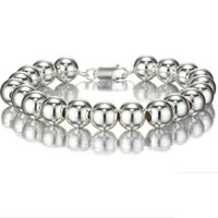 Hottest Trend Round 6mm Silver Bead Bracelet .925 Sterling Silver Italy 8 on sale Hottest Trend Round 6mm Silver Bead Bracelet .925 Sterling Silver Italy 8 on sale