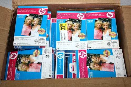 100 Sheets 4x6 HP Q1977 Premium Plus Photo Papers Glossy w/ Tab Inkjet Printers - Picture 4 of 7