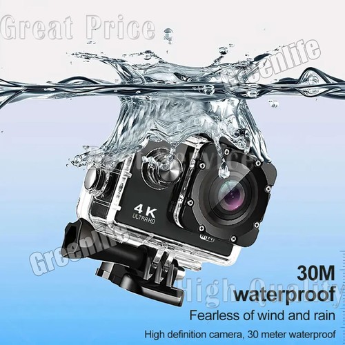 4K HD Sports Action Camera 1080P WiFi DVR Cam Video Recorder Remote Waterproof - Picture 11 of 22