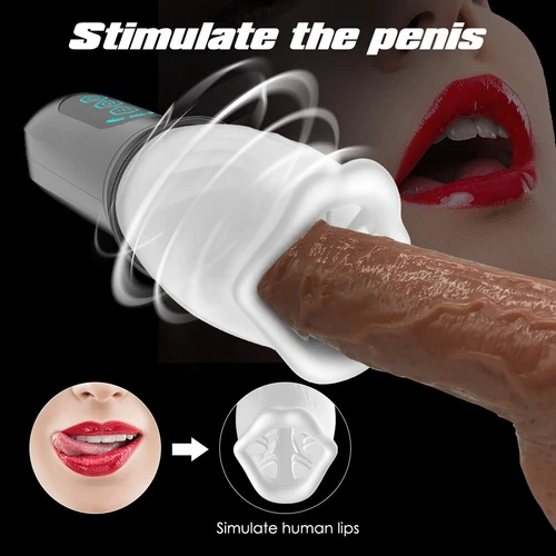 Automatic Male Masturbator Sucking Cup Vibration Blowjob Machine Men Sex Toys US - Picture 9 of 13