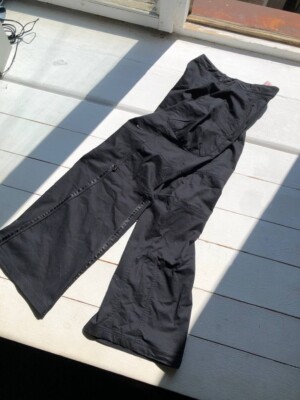 90s Nike Vintage Tech Zip Baggy Flare Pants Archive 29 Size Womens