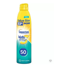 Coppertone Kids Sport Sunscreen Spray 7.3oz Value Size Water Resistant