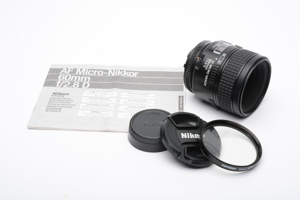 Nikon Nikkor AF Micro 60mm f2.8D w/caps, UV, USA Version | eBay Nikon Nikkor AF Micro 60mm f2.8D w/caps, UV, USA Version | eBay