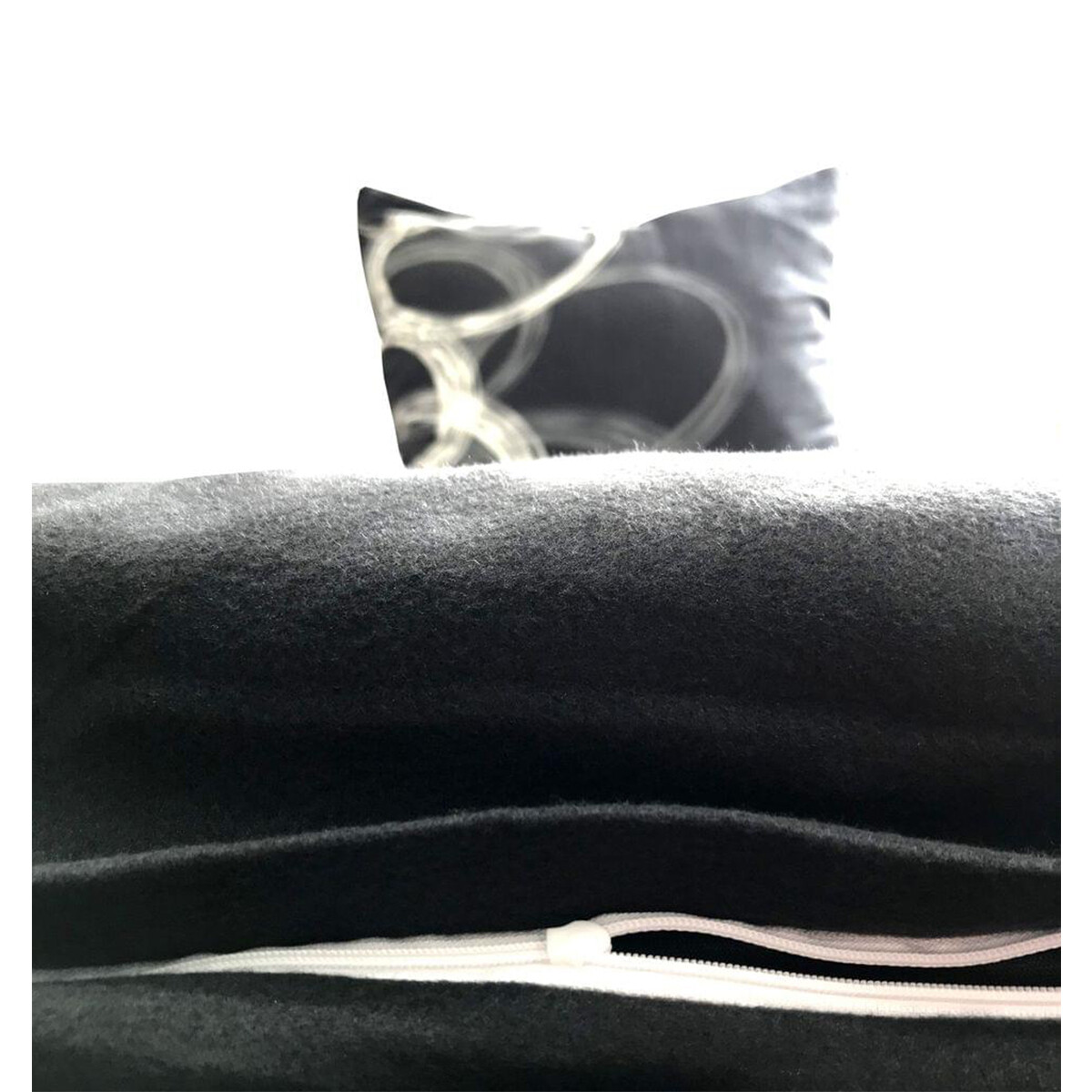 4 tlg Bettwäsche 135x200 Thermo Fleece Mikrofaser Winter Flausch Schwarz Grau