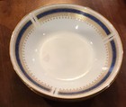 Vintage NWOB Noritake Blue Gold Trim Dawn Japan 3 Dessert Berry Bowl 6611 China — photo 2