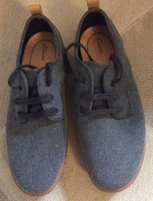 clarks denim shoes