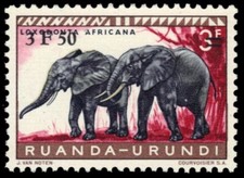 RUANDA-URUNDI 153 - African Elephant 