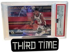 2020-21 Panini Recon - Maneuvers #8 Giannis Antetokounmpo /199 PSA 9 POP 3