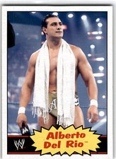 2012 Topps Heritage WWE #3 Alberto Del Rio