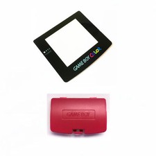 New BERRY Game Boy Color Battery Cover  New Screen Lens GBC Replacement Door