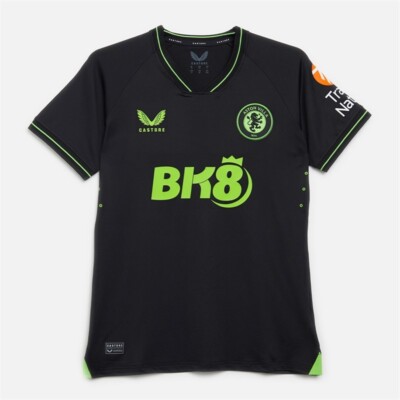 Aston Villa 23/24 Pro Damen-Fußballtrikot Heim G/K Größe 10 neu mit Etikett UVP 114 £