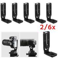 2/6Pcs For DSLR Camera L Bracket Tripod Quick Release Plate Stabilizer Tripod US