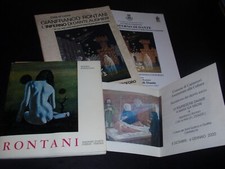 GIANFRANCO RONTANI – LOTTO DI VARI MATERIALI - L'INFERNO DI DANTE ALIGHIERI ECC.