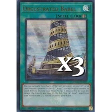 3x Orcustrated Babel BLMM-EN097 Ultra Rare NM 1st Ed YUGIOH