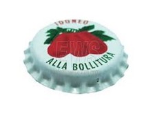 N. 100 Tappi a Corona Idonei Alla Bollitura uso per Alimenti Imbottigliamento