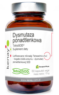 Microalgae Superoxide Dismutase Tetraselmis Chuii TetraSOD  60 Capsules