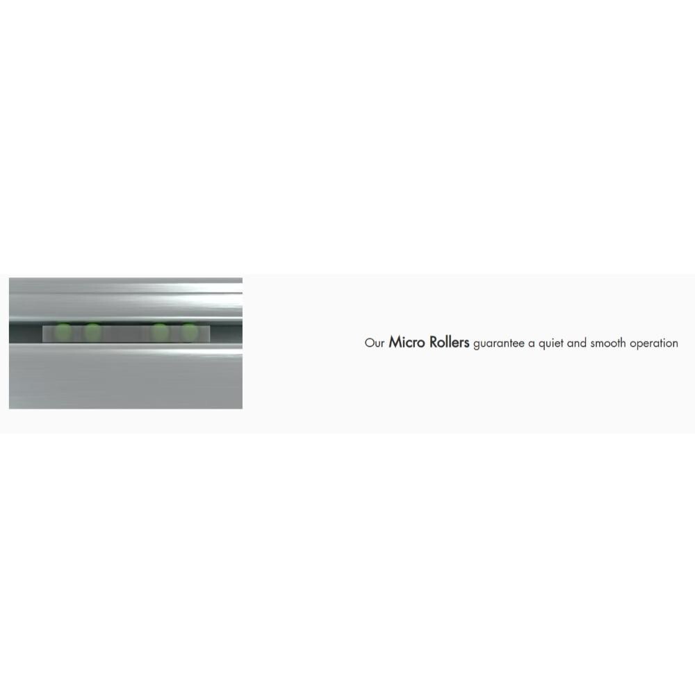 FGV 18 inch Soft-Close Undermount Drawer Slides with Height Adjustment (1 PAIR)